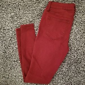 Red Skinny Jeans